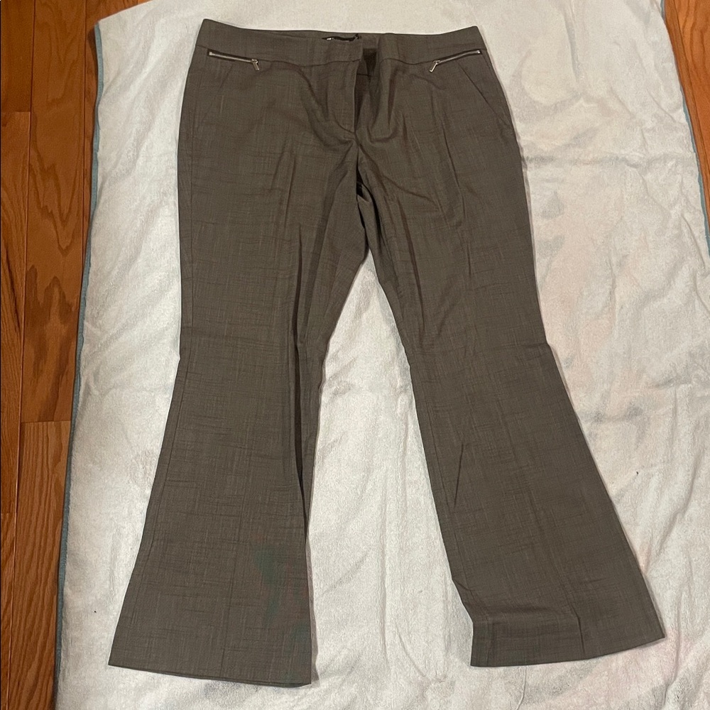 New York & Company Charcoal Bootcut Dress Pants